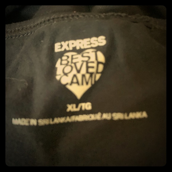 Express Other - Black Best Loved Cami XL